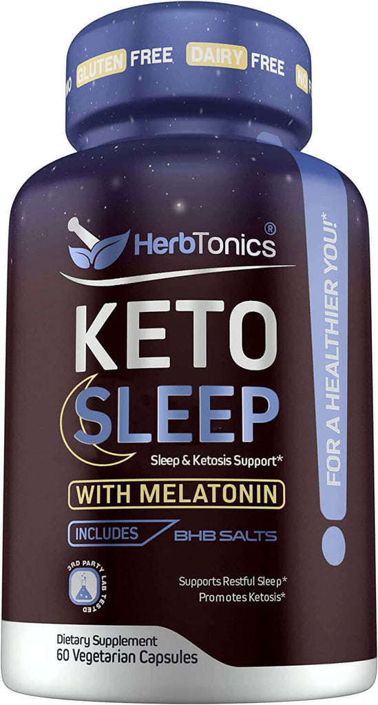Keto Sleep Exogenous Ketones and Sleep Aids for Adults | Melatonin 5Mg with Keto BHB to Help You Fall Asleep Faster, Stay in Ketosis Overnight, & Support Your Regular Sleep Routine (Keto Sleep)