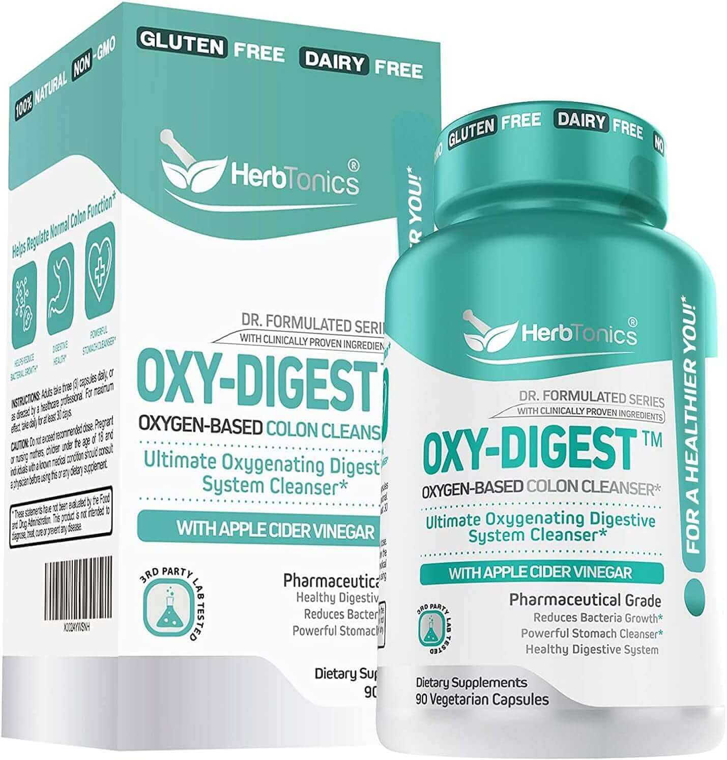 Herbtonics Apple Cider Vinegar plus Keto Bhb Salts with Oxydigest Bundle - vitamenstore.com