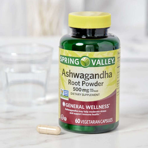 Ashwagandha Root Powder 500Mg | Free Shipping | Vitamenstore.com