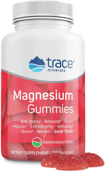 Magnesium Stress Relief Gummies (120 Ct) | Easy to Take Magnesium Citrate | Natural Calming Sleep Aid, Muscle Relaxer, Mood & Digestive Support Supplement | Great for Kids & Adults (Watermelon Flavor) - vitamenstore.com