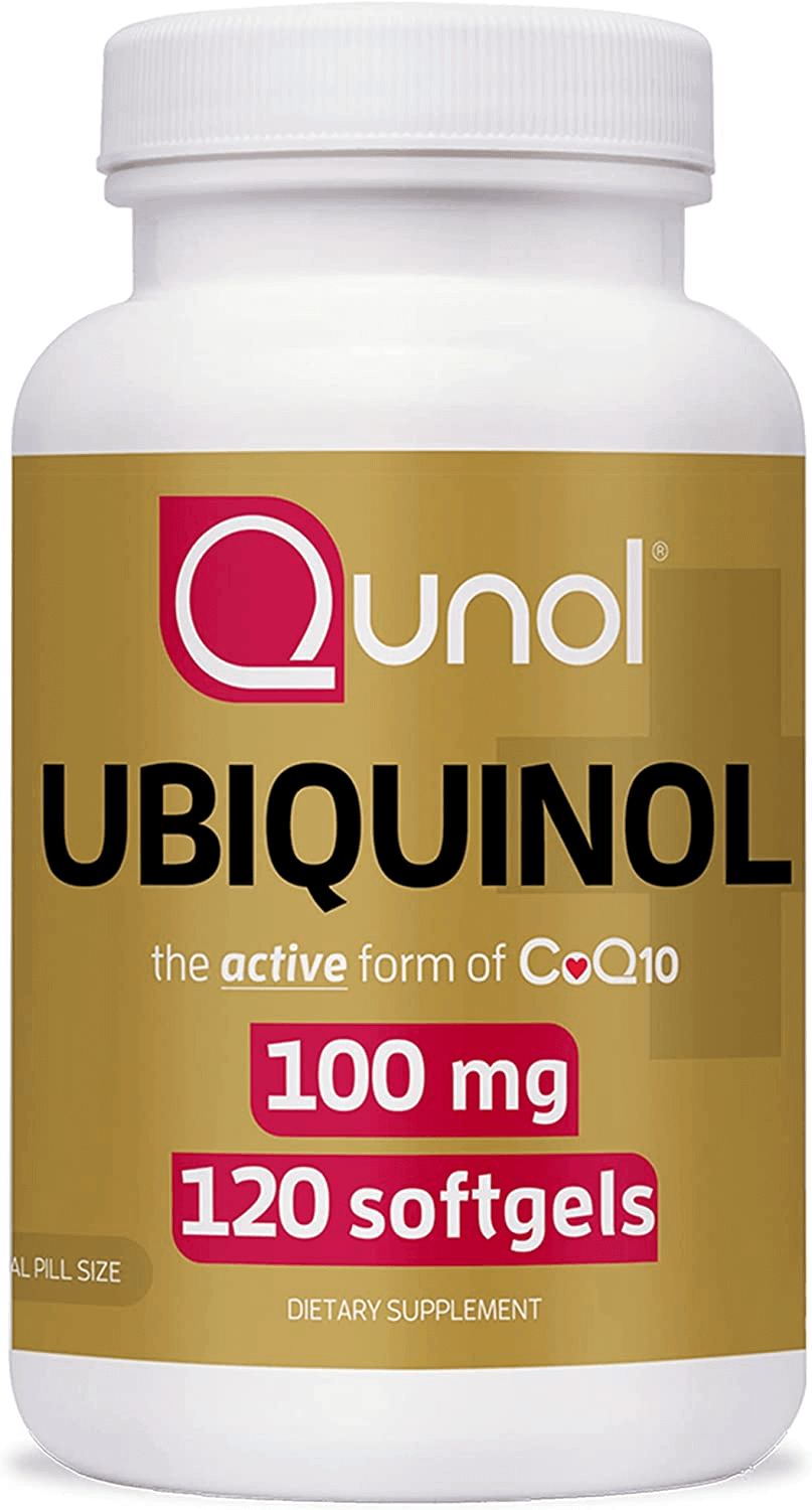 Qunol Ubiquinol Coq10 200Mg Softgels, Powerful Antioxidant for Heart and Vascular Health, Essential for Energy Production, Natural Supplement Active Form of Coq10, 120 Softgels (60 Count, Pack of 2) - vitamenstore.com