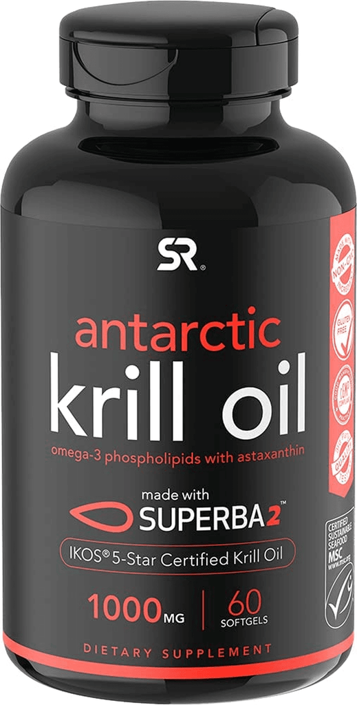 Antarctic Krill Oil with Omega-3S EPA & DHA + Astaxanthin | IKOS 5-Star Certified & Non-Gmo Verified (30 Softgels)