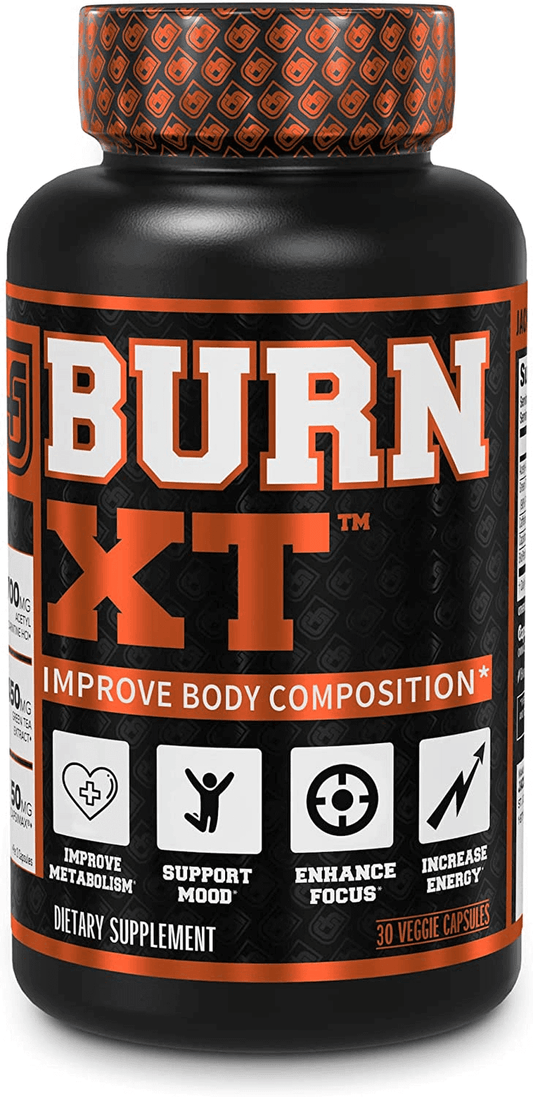 Burn-Xt Thermogenic for Men & Women - Body Support, Improve Focus, Increase Energy - Premium Acetyl L-Carnitine, Green Tea Extract, Capsimax Cayenne Pepper, & More - 30 Natural Veggie Diet Pills - vitamenstore.com