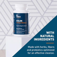 Dr. Tobias Colon 14 Day Cleanse, Supports Healthy Bowel Movements, 28 Capsules (1-2 Daily) - vitamenstore.com