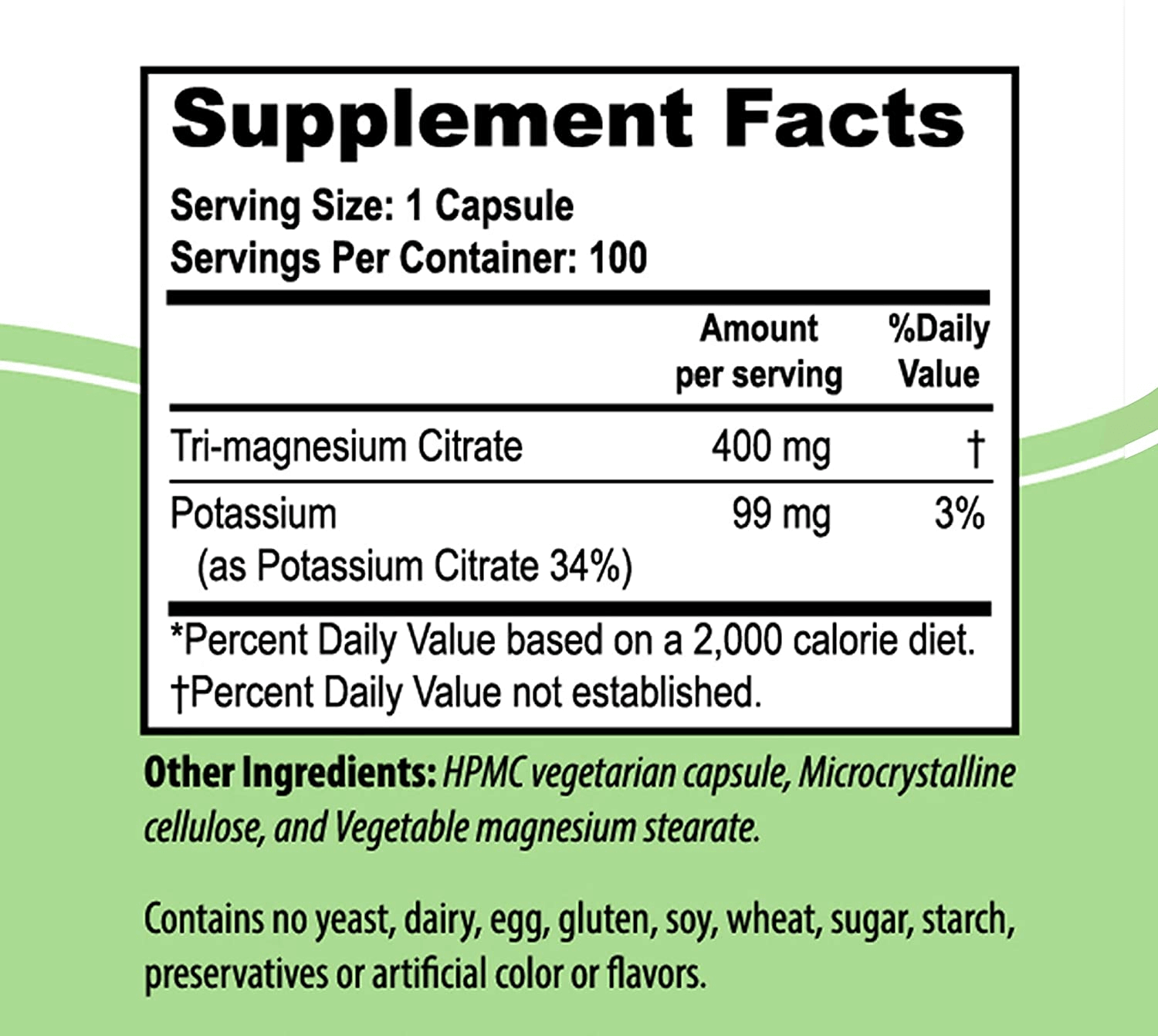 Naturalslim Magicmag C Magnesium Citrate Capsules, 400 Mg – Magnesium Supplement with Natural Potassium | Sleep Support, Heart Health, and Muscle Cramp Relief | Gluten-Free, 100 Capsules (2 Pack) - vitamenstore.com