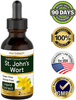 St Johns Wort Tincture | 2 Oz | Alcohol Free | Vegeterian, Non-GMO, Gluten Free Liquid Extract | by Horbaach - Vitamenstore.com