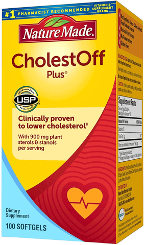 Nature Made Cholestoff plus Softgels, 100 Count for Heart Health | Free Shipping | Vitamenstore.com