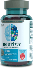 Neuriva plus Brain Health Support Gummies, Strawberry - 50 Ct - vitamenstore.com