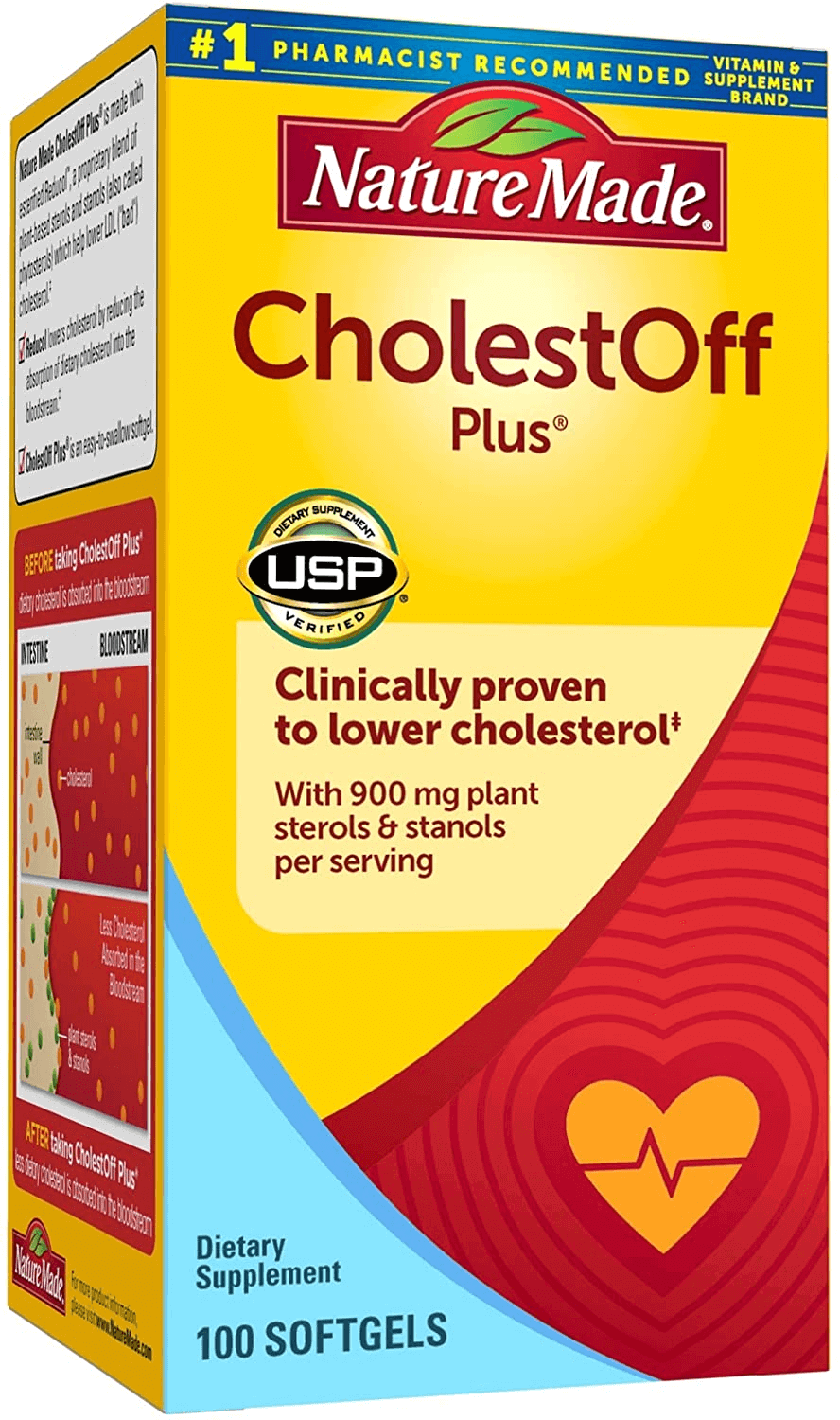 Nature Made Cholestoff plus Softgels, 100 Count for Heart Health | Free Shipping | Vitamenstore.com