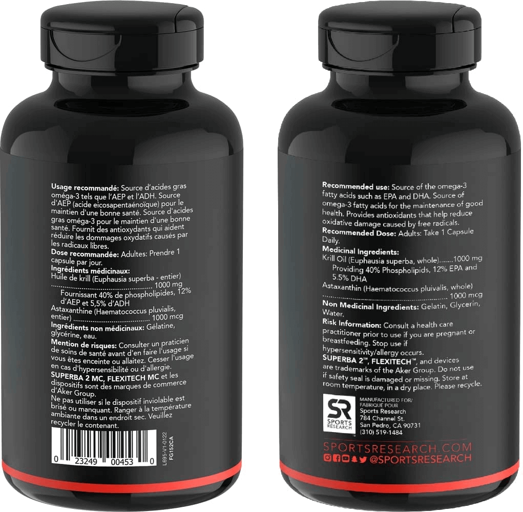 Antarctic Krill Oil 500Mg with Omega-3 EPA & DHA + Astaxanthin, Phospholipids & Choline | MSC Certified Sustainable & Non-Gmo Verified (120 Mini-Softgels) - vitamenstore.com