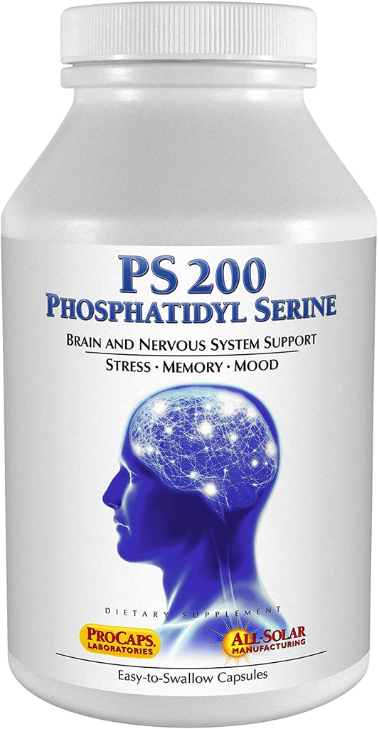 Andrew Lessman PS 200 Phosphatidyl Serine 240 Capsules – Supports Mental Clarity, Positive Mood, Memory, Cognitive Function. Essential for Neurotransmitter Production and Release. No Additives - vitamenstore.com