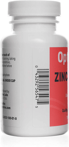 Zinc Sulfate 220 mg 100 Count Capsules | Dietary Supplement | Free Shipping | Vitamenstore.com