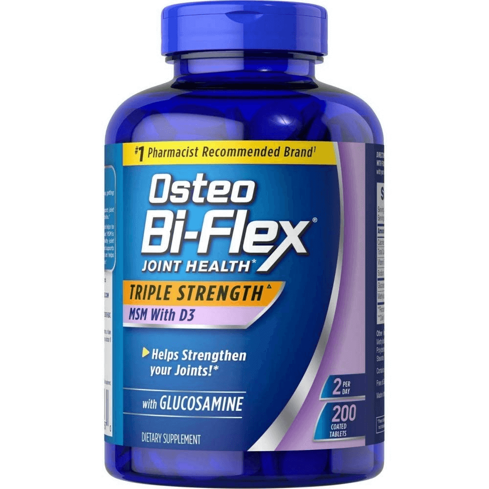 Osteo Bi Osteo Bi Flex Supplement Glucosmine 1500 Mg Vitamin D 1000IU (200Count), 200Count