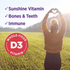 New Chapter Vitamin D3, Fermented Vitamin D3 2,000 IU, ONE Daily with Whole-Food Herbs + Adaptogenic Reishi Mushroom for Immune Support + Bone Health + Heart Health, 100% Vegan, Gluten-Free - 60 count - Vitamenstore.com