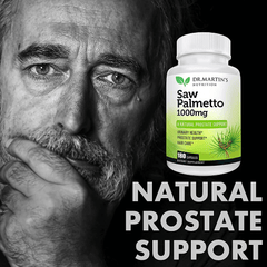 Super Strength Saw Palmetto, 180 Capsules Prostate Health Supplement ,Extract & Berry Powder Complex,Support to Help Maintain Normal Urination Frequency & Natural DHT Blocker To Help Prevent Hair Loss - vitamenstore.com