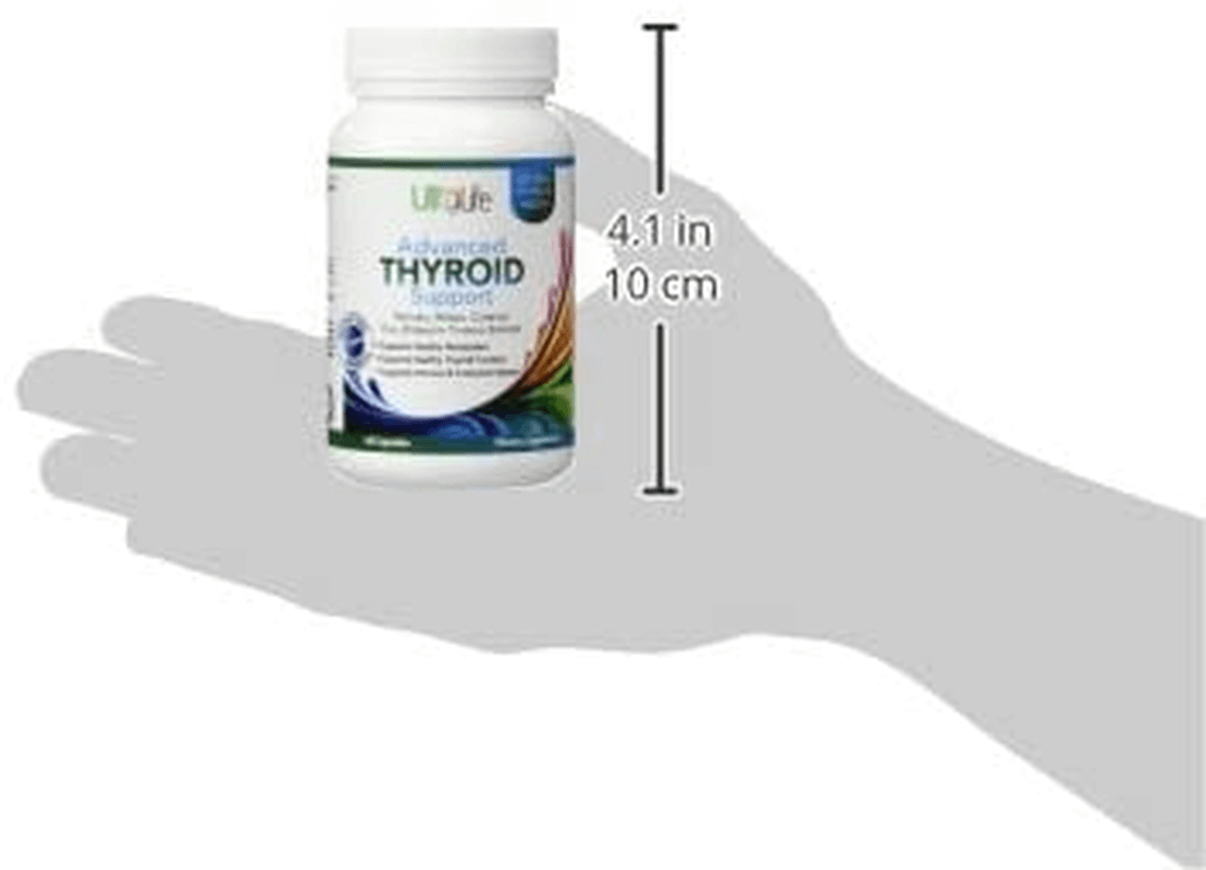 Ultalife Thyroid Support Complex with Iodine for Women & Men. Safe, Natural Supplements Increase Energy & Focus. Supplement Helps Mood, Joint Pain, Muscle Aches, Weight, Hormone + Immune Function - vitamenstore.com