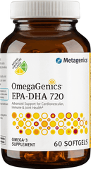 Metagenics - OmegaGenics® EPA-DHA 720 – Omega-3 Fish Oil – Daily Supplement (120 Softgels) - vitamenstore.com
