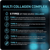Vital Vitamins Multi Collagen Complex (2 Pack) - Type I, II, III, V, X, Grass Fed, Non-Gmo, 300 Capsules