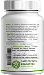 Eagleshine Vitamins Vitamin K2 MK-7 Menaquinone 150 mcg, 6 Months Supply, Supports Bone Health | Cardiovascular Health - Advanced Vitamin K2 Supplement (180 Capsules) - vitamenstore.com