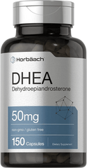 DHEA 50Mg 150 Capsules | Non-Gmo, Gluten Free Supplement | by Horbaach - vitamenstore.com