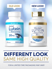 Lutein and Zeaxanthin 20mg | 300 Softgels | Eye Health Vitamins | Non-GMO & Gluten Free Supplement | by Carlyle - vitamenstore.com