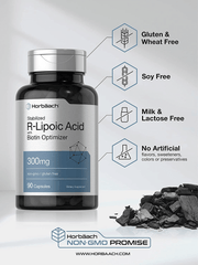 R Lipoic Acid 300Mg Stabilized | 90 Capsules | plus Biotin Optimizer | Non-Gmo, Gluten Free | Na-Rala Supplement | by Horbaach - vitamenstore.com