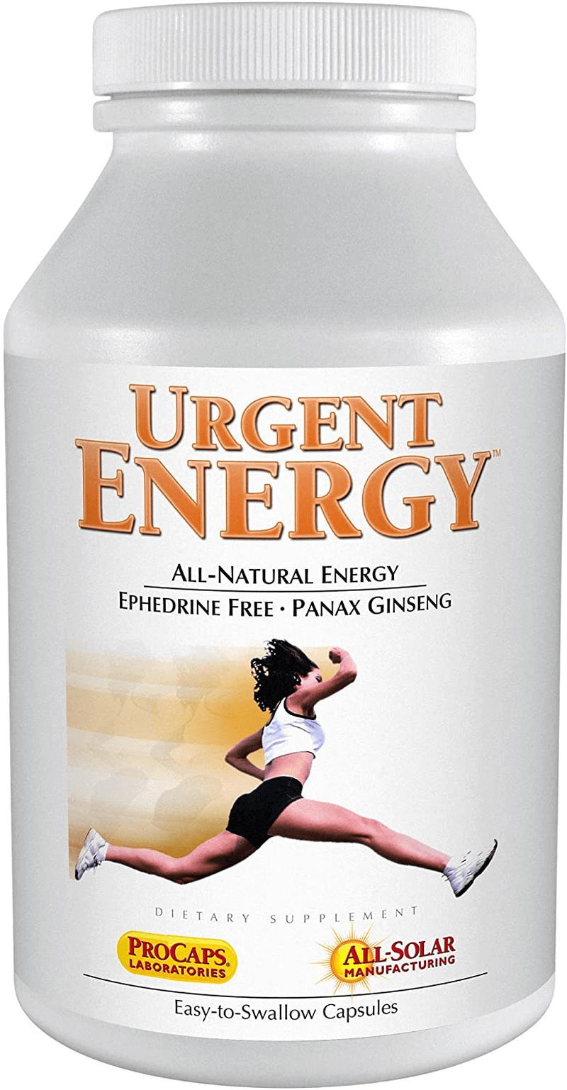 Andrew Lessman Urgent Energy 60 Capsules – Provides a Safe, Healthy Means of Enhancing Energy Levels & Feelings of Well-Being, with Green Tea, Guarana, Ginseng, Royal Jelly, Ashwagandha, B-Complex - vitamenstore.com