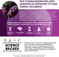 Organic Trans-Resveratrol 1,500MG Enhanced with Quercetin - Highest Quality and Potency Available - Powerful Antioxidant for Heart, Anti-Aging, and Radiant Looking Hair, Skin and Nails 90 Vegan pills - vitamenstore.com