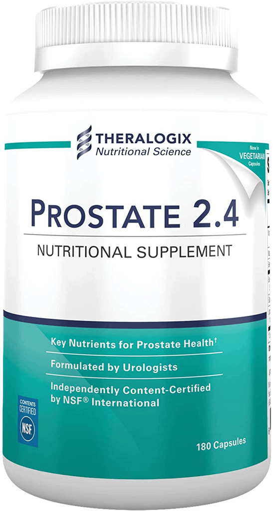Prostate 2.4 Prostate Health Supplement with Lycopene, Soy Isoflavones, Vitamins D, E, & Selenium | 90 Day Supply | Made in the USA