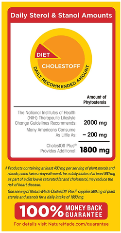 Nature Made Cholestoff plus Softgels, 100 Count for Heart Health | Free Shipping | Vitamenstore.com