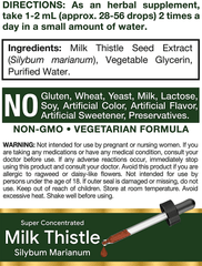 Milk Thistle Extract | 2 fl oz | Alcohol Free | Vegetarian, Non-GMO & Gluten Free Liquid | by Horbaach - vitamenstore.com