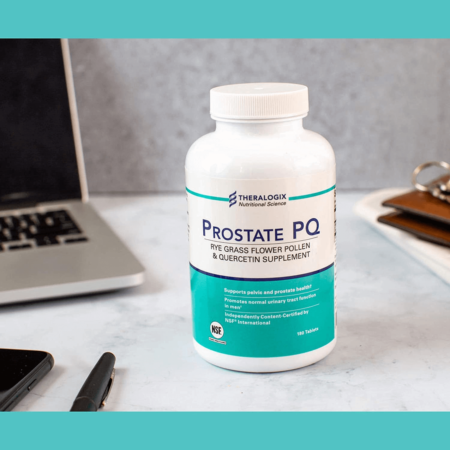 Prostate PQ Rye Grass Pollen Extract Supplement with Quercetin | 90 Day Supply - Allergen-Free | Made in the USA - vitamenstore.com