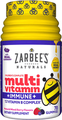 Zarbee's Naturals Children's Complete Multivitamin + Immune* Gummies, Mixed Berry Flavors, 70 Gummies - vitamenstore.com