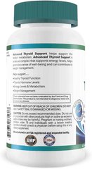 Ultalife Thyroid Support Complex with Iodine for Women & Men. Safe, Natural Supplements Increase Energy & Focus. Supplement Helps Mood, Joint Pain, Muscle Aches, Weight, Hormone + Immune Function - vitamenstore.com