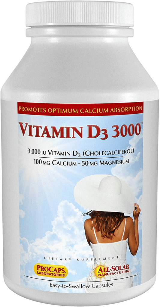 Andrew Lessman Vitamin D3 3000 IU 360 Capsules – High Potency, Essential for Calcium Absorption, Supports Bone Health, Healthy Muscle Function, Immune System and More. Small Easy to Swallow Capsules