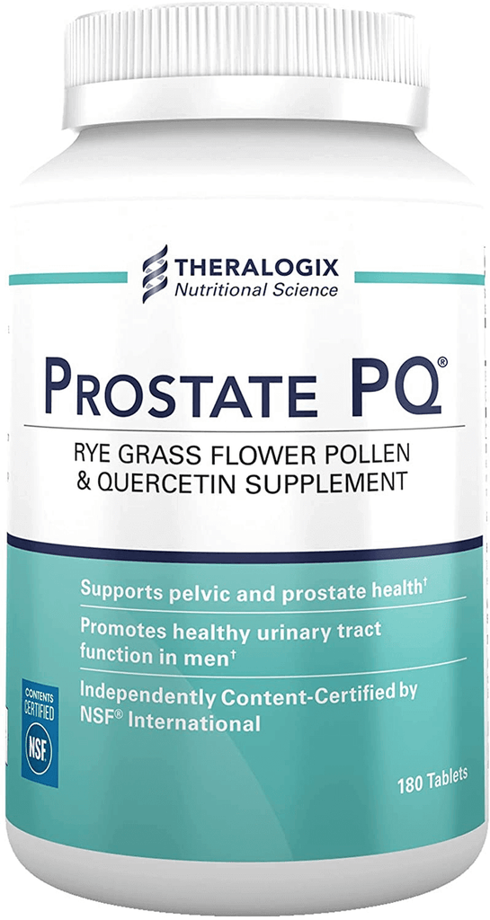 Prostate PQ Rye Grass Pollen Extract Supplement with Quercetin | 90 Day Supply - Allergen-Free | Made in the USA