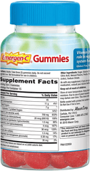 Emergen-C Immune+ Immune Gummies, Vitamin D plus 750 mg Vitamin C, Immune Support Dietary Supplement, Caffeine Free, Gluten Free, Raspberry Flavor - 45 Count - vitamenstore.com