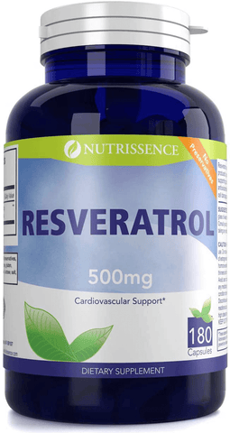 Nutrissence Resveratrol 500mg 180 Capsules | Free Shipping | Vitamenstore.com