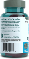 Neuriva plus Brain Health Support Gummies, Strawberry - 50 Ct - vitamenstore.com