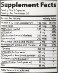 Ultalife Thyroid Support Complex with Iodine for Women & Men. Safe, Natural Supplements Increase Energy & Focus. Supplement Helps Mood, Joint Pain, Muscle Aches, Weight, Hormone + Immune Function - vitamenstore.com