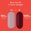 Antarctic Krill Oil 1000Mg (Per Softgel) with Omega-3S EPA & DHA + Astaxanthin & Phospholipids | IKOS 5-Star Certified & Non-Gmo Verified (30 Liquid Softgels)