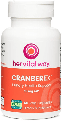 Cranberex Cranberry Concentrate Supplement Pills | Cranberry Extract Capsules for Urinary Tract Health and Kidney Care | 36mg PAC | Free Shipping | Vitamenstore.com