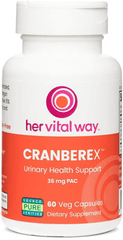 Cranberex Cranberry Concentrate Supplement Pills | Cranberry Extract Capsules for Urinary Tract Health and Kidney Care | 36mg PAC - vitamenstore.com