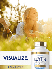 Lutein and Zeaxanthin 20mg | 300 Softgels | Eye Health Vitamins | Non-GMO & Gluten Free Supplement | by Carlyle - vitamenstore.com