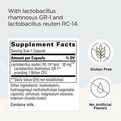 Integrative Therapeutics Pro-Flora Women'S Probiotic - Lactobacillus Rhamnosus GR-1 and Reuteri RC-14 Strains - Urogenital and Vaginal Health Support Supplement* - 30 Capsules - vitamenstore.com