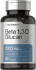 Beta Glucan 1 3D 1000 Mg | 90 Capsules | Beta 1,3, 1,6 D Glucan | Non-Gmo, Gluten Free Supplement | by Horbaach