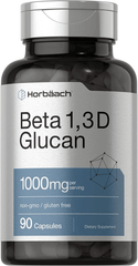 Beta Glucan 1 3D 1000 Mg | 90 Capsules | Beta 1,3, 1,6 D Glucan | Non-Gmo, Gluten Free Supplement | by Horbaach - vitamenstore.com