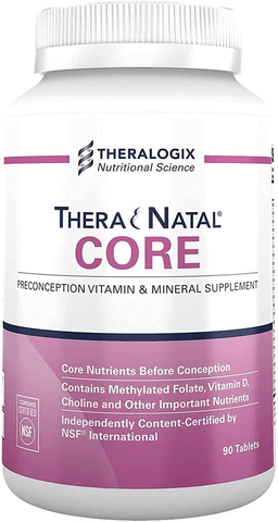 Theranatal Core Preconception Vitamin & Mineral Supplement (90 Day Supply) | Prenatal Vitamin & Fertility Supplement for Women | Free Shipping | Vitamenstore.com