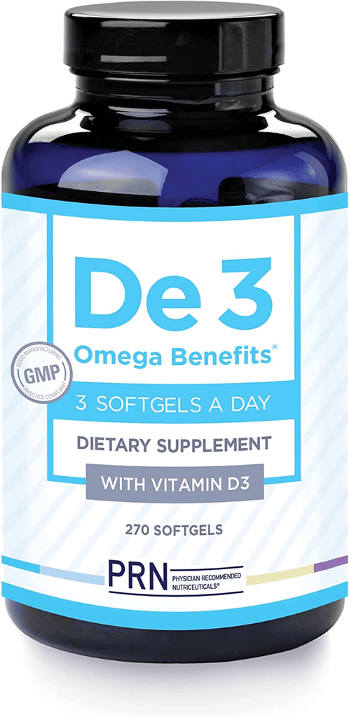 PRN DE Omega Benefits (Original Formula - 4 per Day Serving) - Support for Eye Dryness - 2240Mg EPA & DHA in the Triglyceride Form | 2 Month Supply
