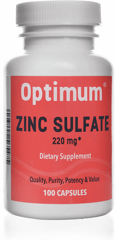 Zinc Sulfate 220 mg 100 Count Capsules | Dietary Supplement | Free Shipping | Vitamenstore.com